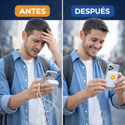Batería Magnética Portátil 20.000 mAh – Carga tu celular sin cables