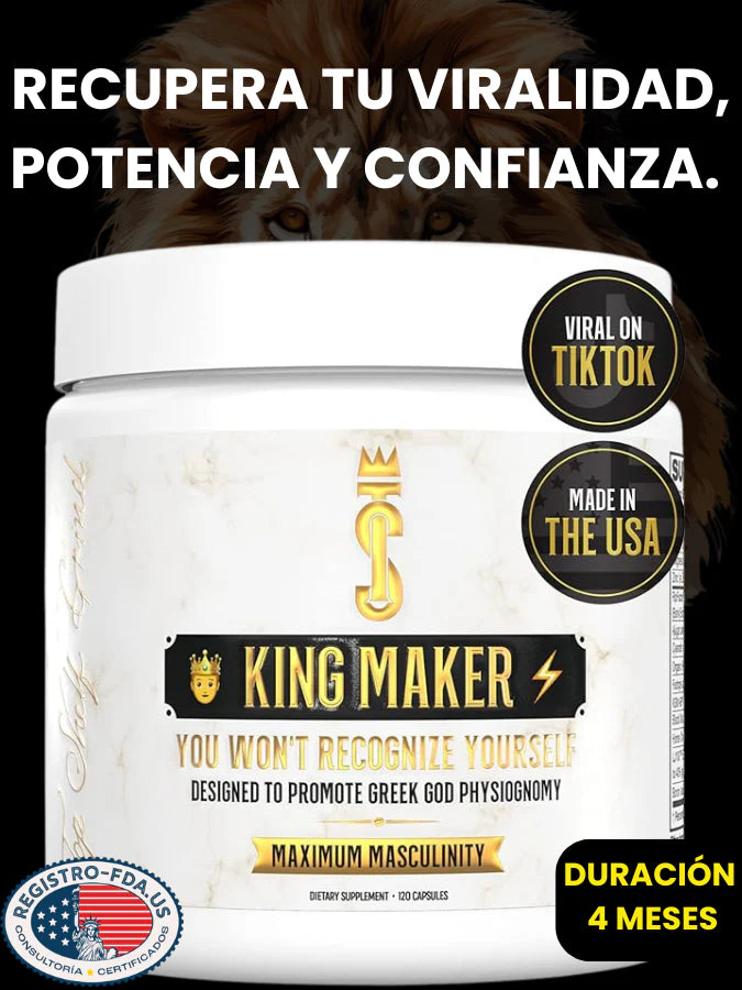 KING MAKER - ENERGIA Y VITALIDAD MASCULINA