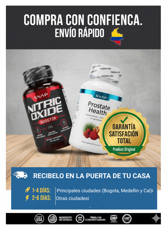 Combo Snap: Oxido Nitrico + Prostate Health